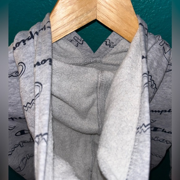 Champions all over logo hoodie kid size 5 - Picture 5 of 5